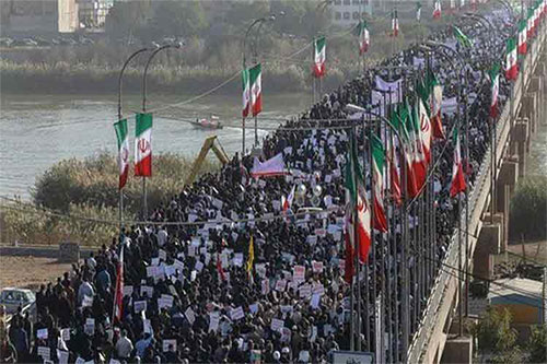 El pueblo iraní se moviliza en todo el país en apoyo a la Revolución Islámica